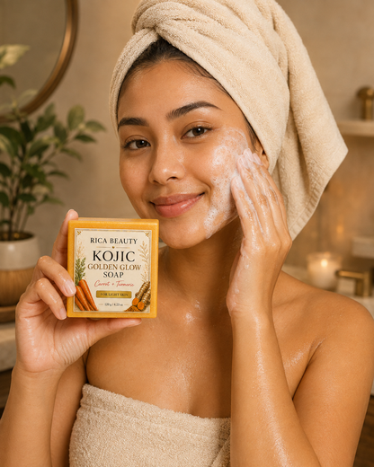 Kojic Golden Glow Soap – Carrot + Turmeric